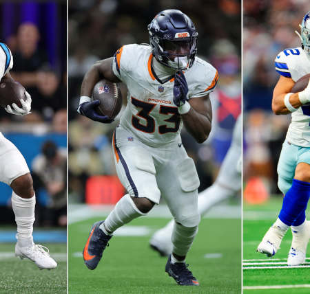 Will Cowboys draft Ashton Jeanty? Dallas signs veteran RBs Javonte Williams, Miles Sanders ahead of NFL Draft