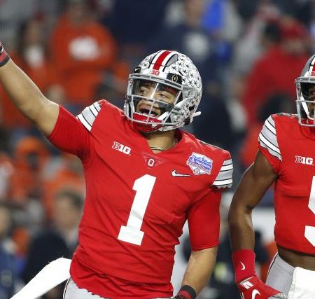 Justin Fields and Garrett Wilson college stats: Jets rekindle Ohio State’s dynamic QB-WR connection